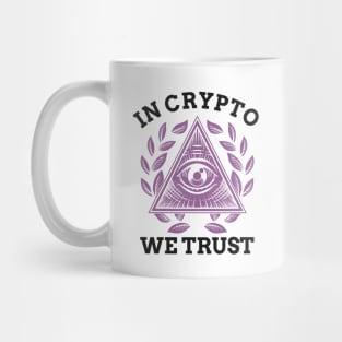 In Crypto We Trust Bitcoin Cryptocurrency Mug